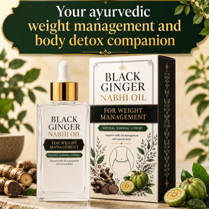 Black Ginger™ Nabhi Oil - Weight Management & Detoxification (100% Natural)