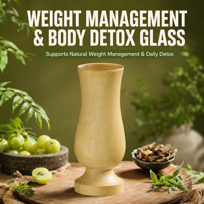 Weight Loss Glass - Vijaysar Wood