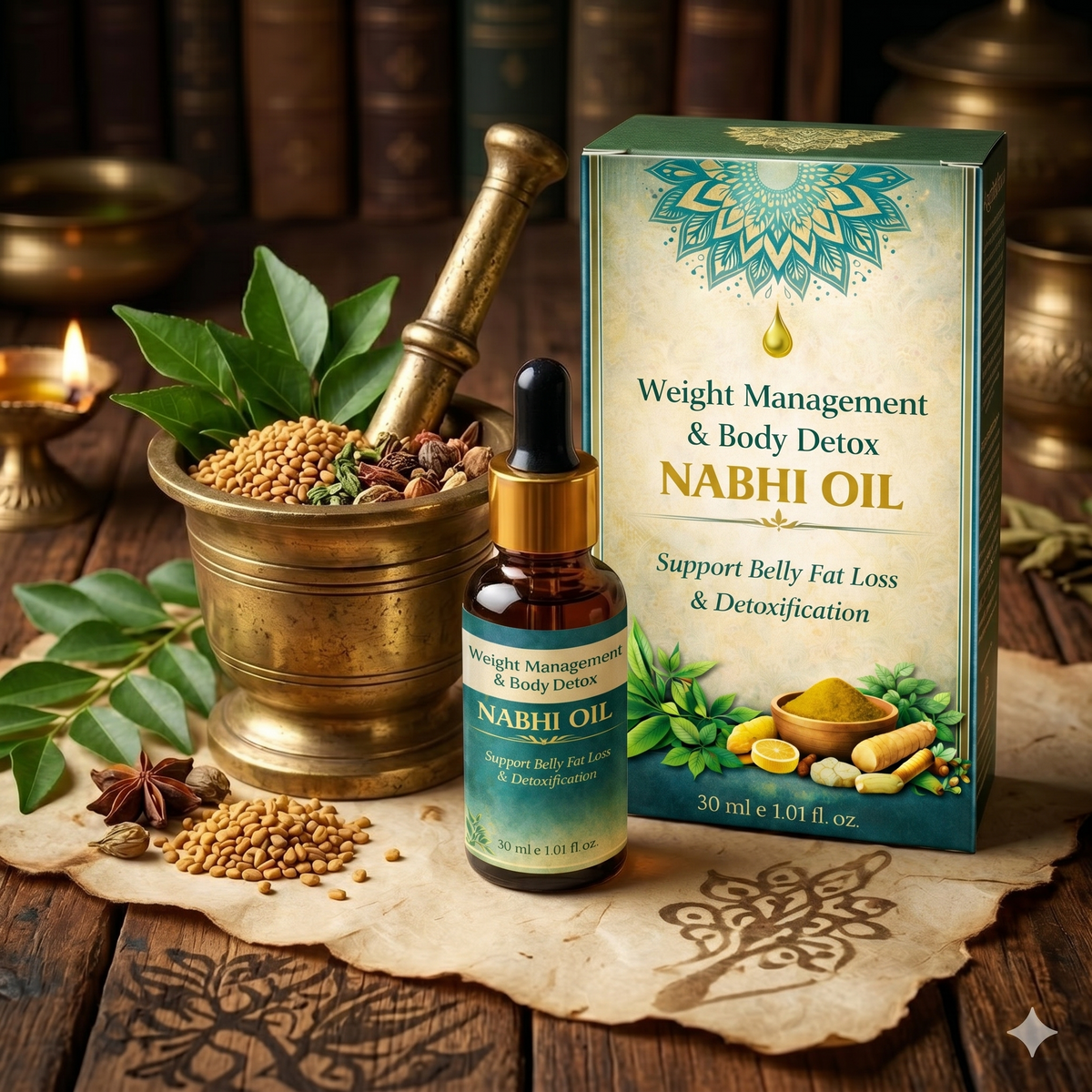 Detox Nabhi Oil - Weight Management & Body Detox